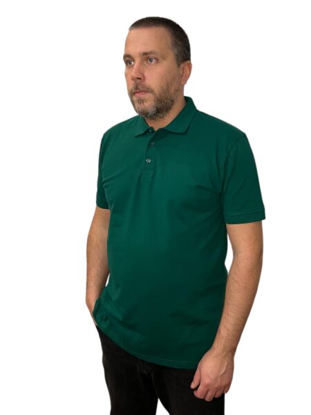 Рубашка поло зеленая мужская